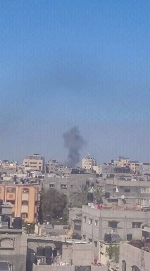 Israeli war planes bombing north Gaza  