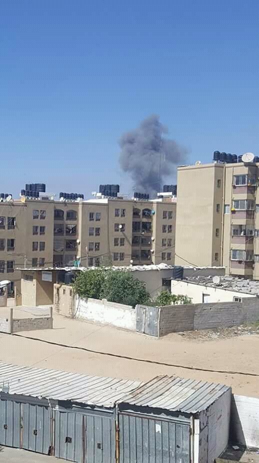 Israeli war planes bombing north Gaza  