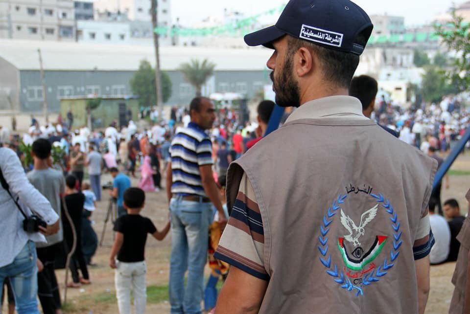 Eid al-Adha prayer in Saraya Square in central Gaza City 