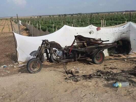 Two injuries from Israeli drone strike east of Rafah 