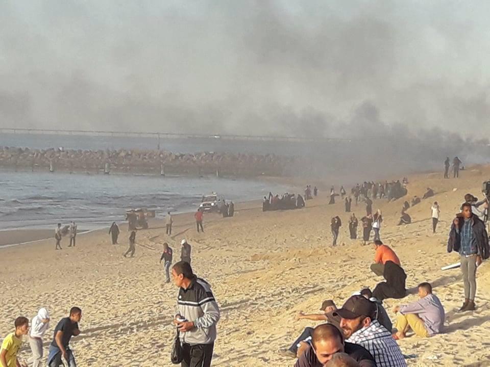 Rioting now at the North Gaza border