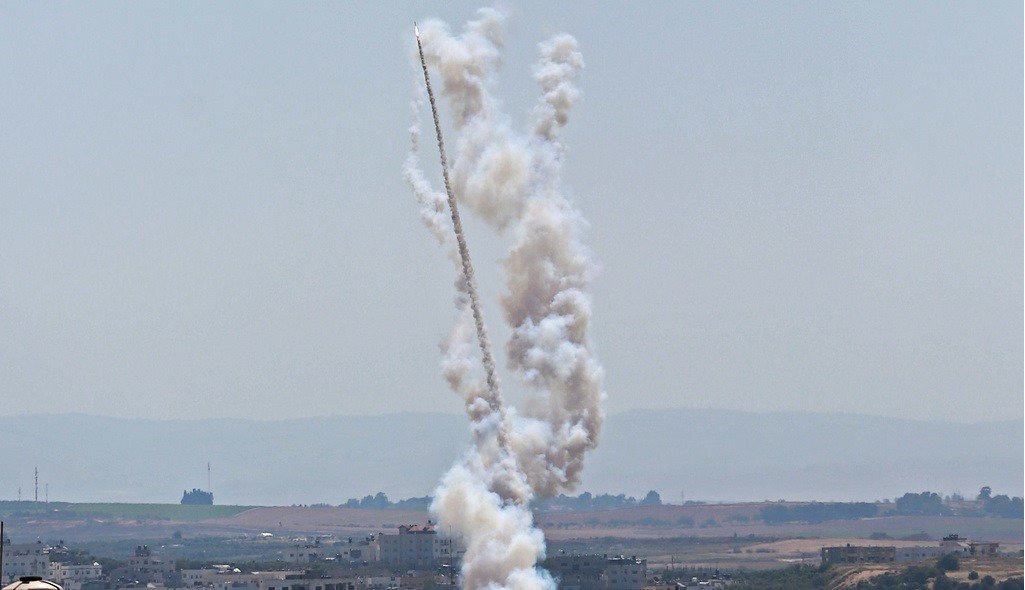 Hamas continues rocket strikes from Gaza towards Gaza Strip envelope