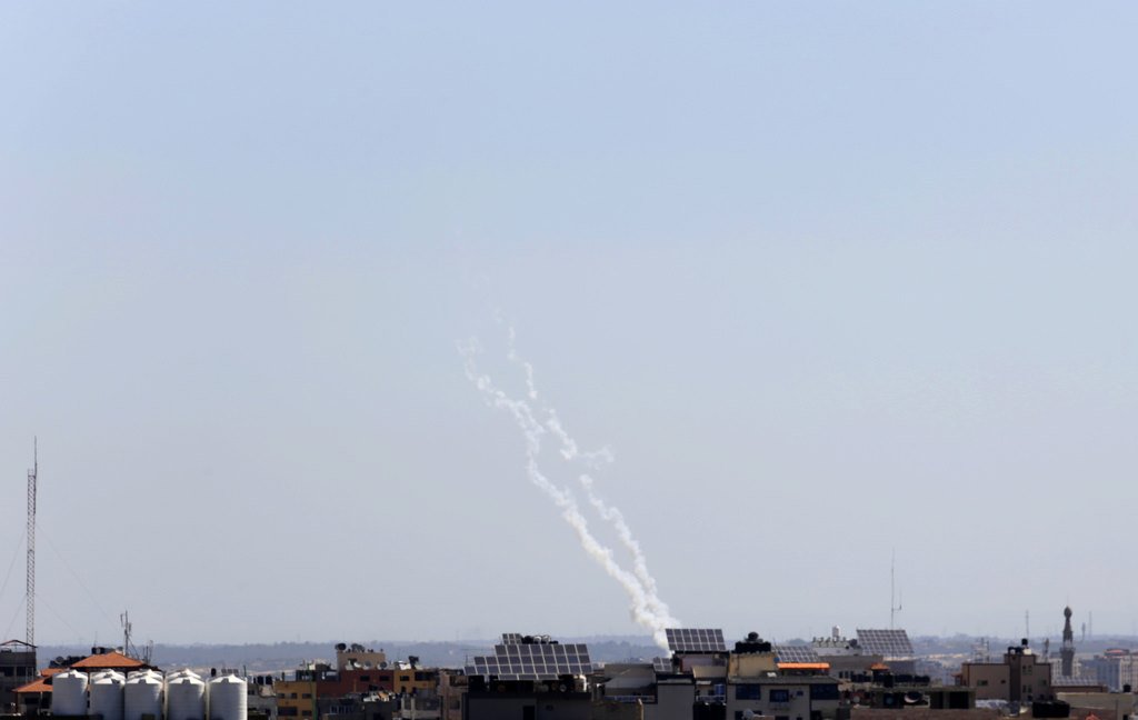 Hamas continues rocket strikes from Gaza towards Gaza Strip envelope