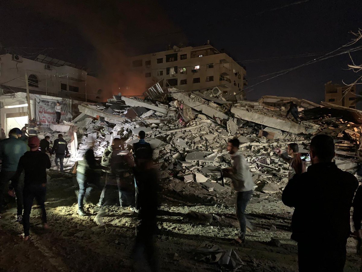 Images of the strike location.   