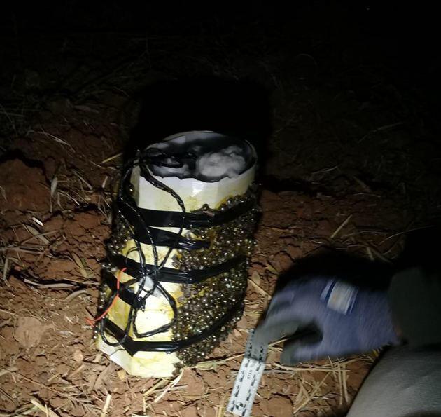 The Shin Bet says it thwarted plans by Hamas members from Hebron to conduct a bombing attack in Jerusalem earlier this summer, recovering the three-kilo explosive device covered in metal for maximum fragmentation that they intended to use.  