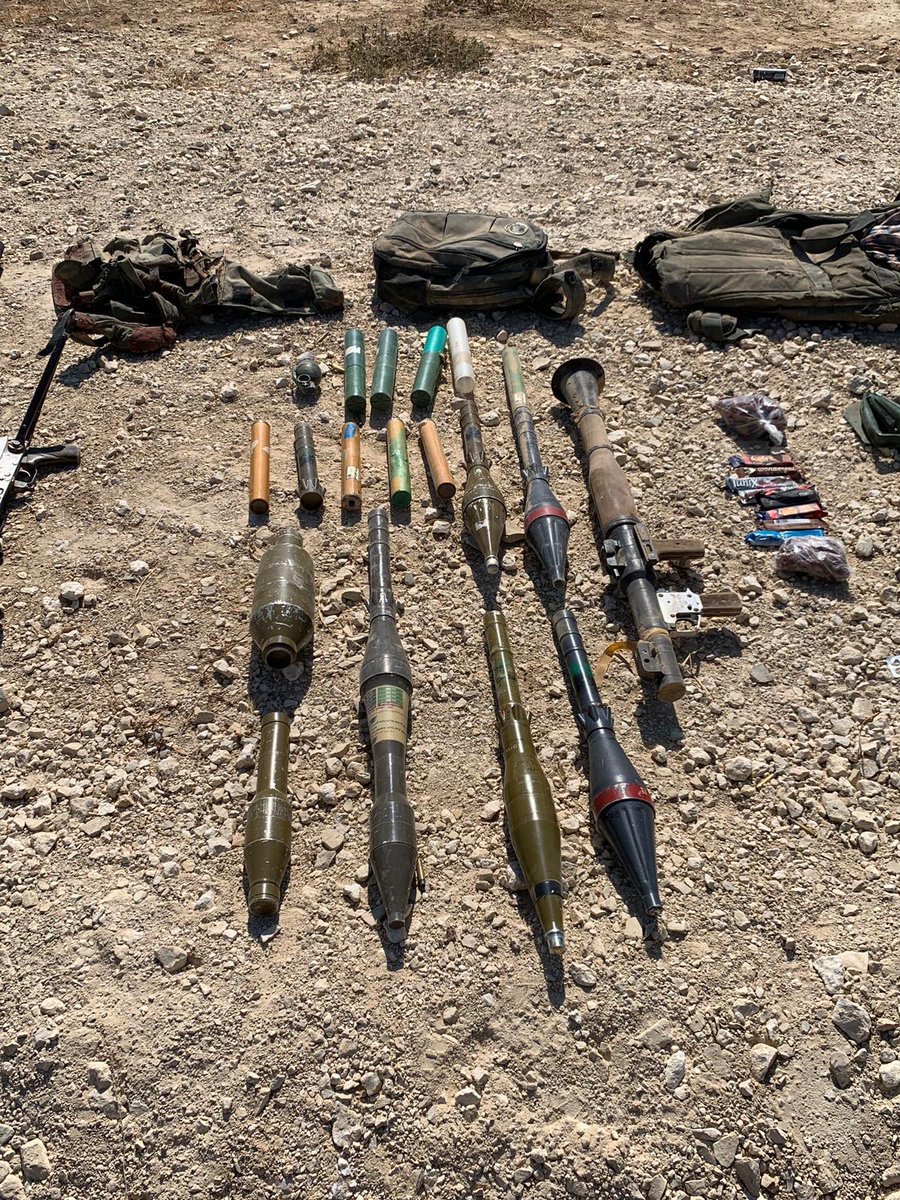 Israeli army: These are the weapons possessed by the militants who attempted to infiltrate into Israel from Gaza last night