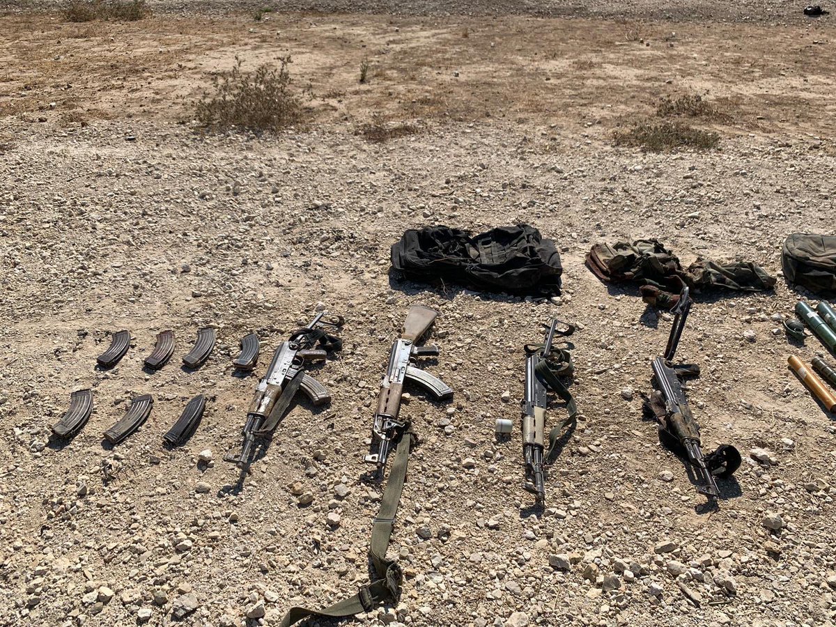 Israeli army: These are the weapons possessed by the militants who attempted to infiltrate into Israel from Gaza last night