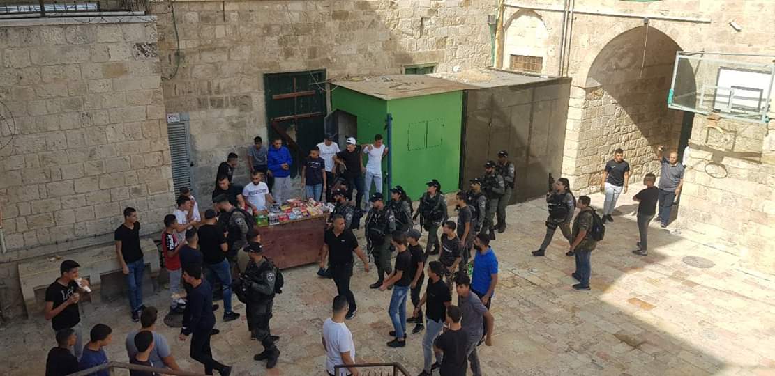 ISF operation in Dar Al Aytam School in Jerusalem Old City