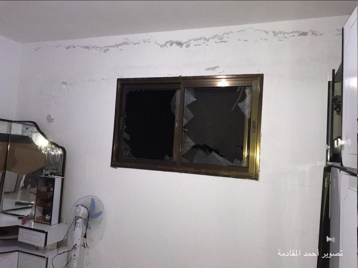 Damage in Bureij from the Israeli army strike