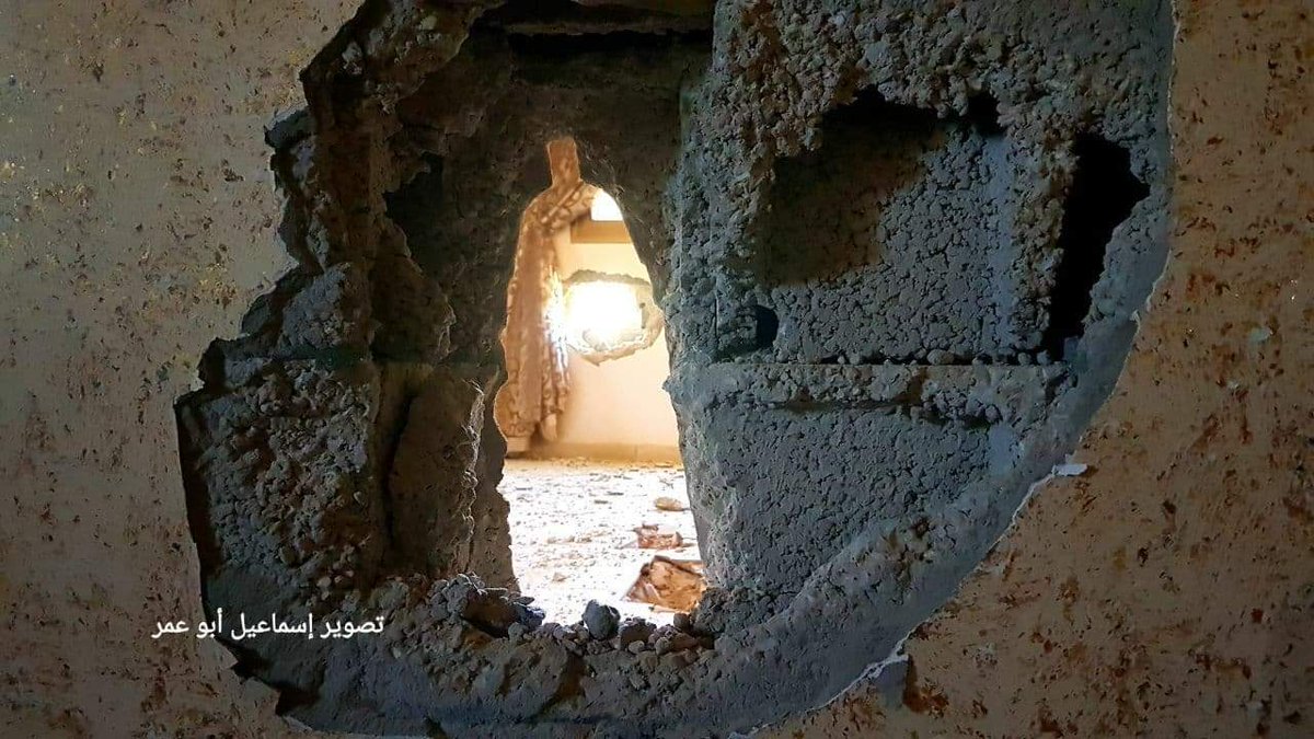 Photos: Unexploded mortar fired recently by Israeli army artillery struck a residential structure in Gaza causing material damages