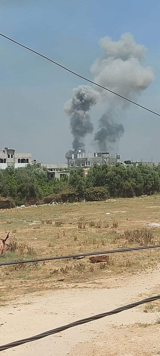 Israeli army bombing the northern Gaza Strip a short time ago