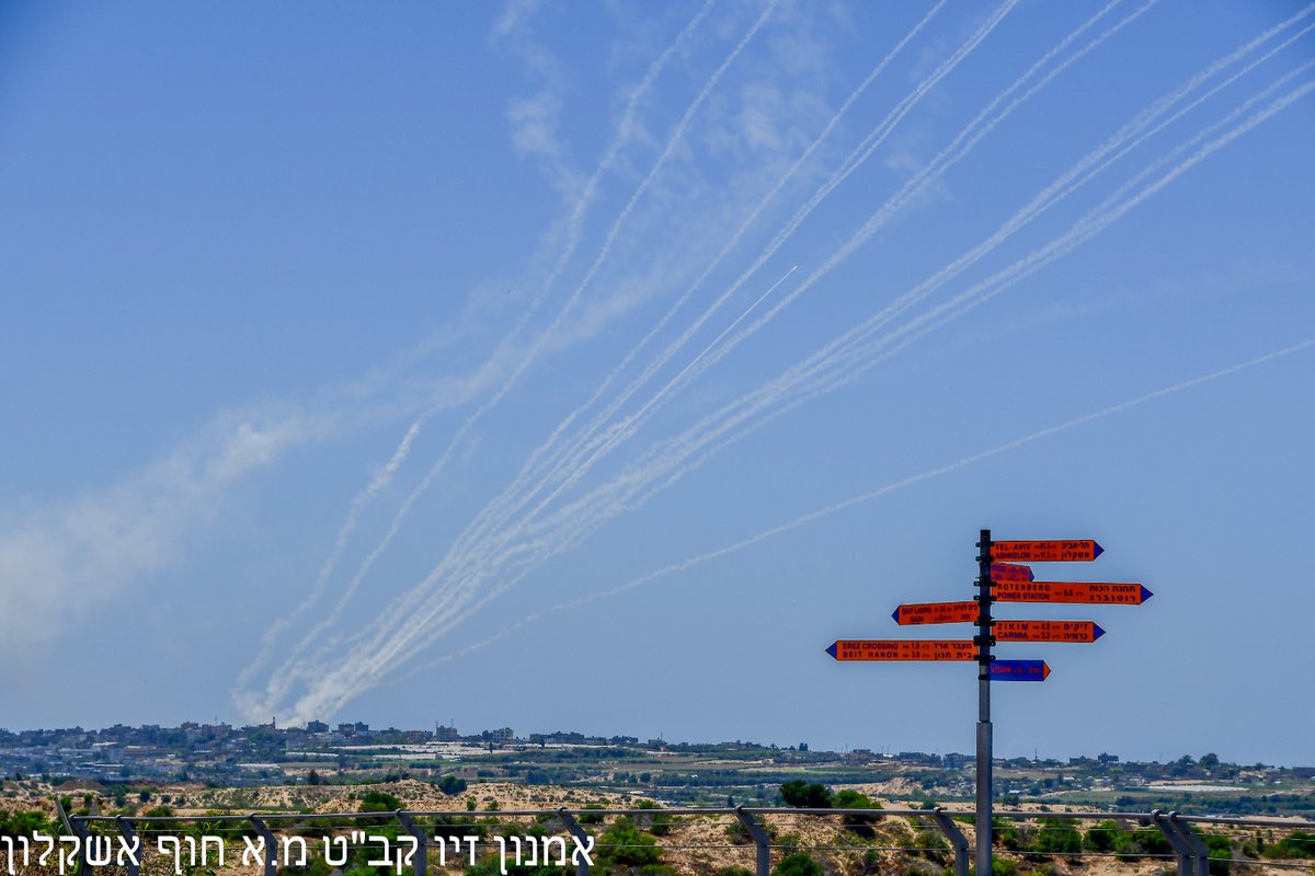 The barrages to Gush Dan as photographed from the envelope