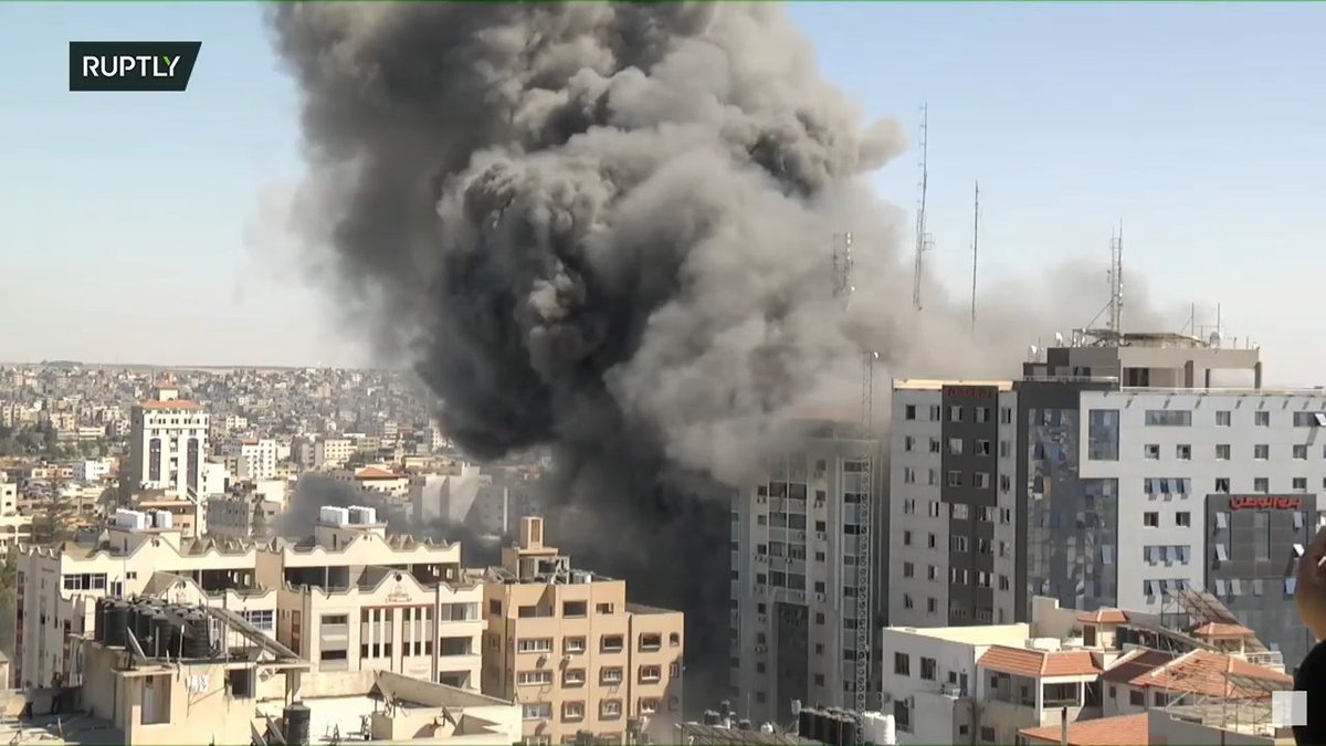 First strike. Tower is still standing