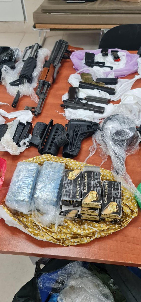 ISF carried out a large scale search and arrest operation across Israel. Weapons and ammunition were discovered and seized. 40 suspects were arrested