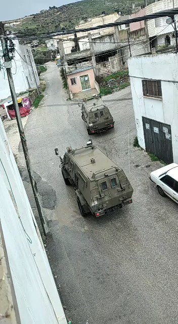 The moment forces stormed the village of Kafr Qud, Jenin district, to arrest the  Saed Abu Obeid