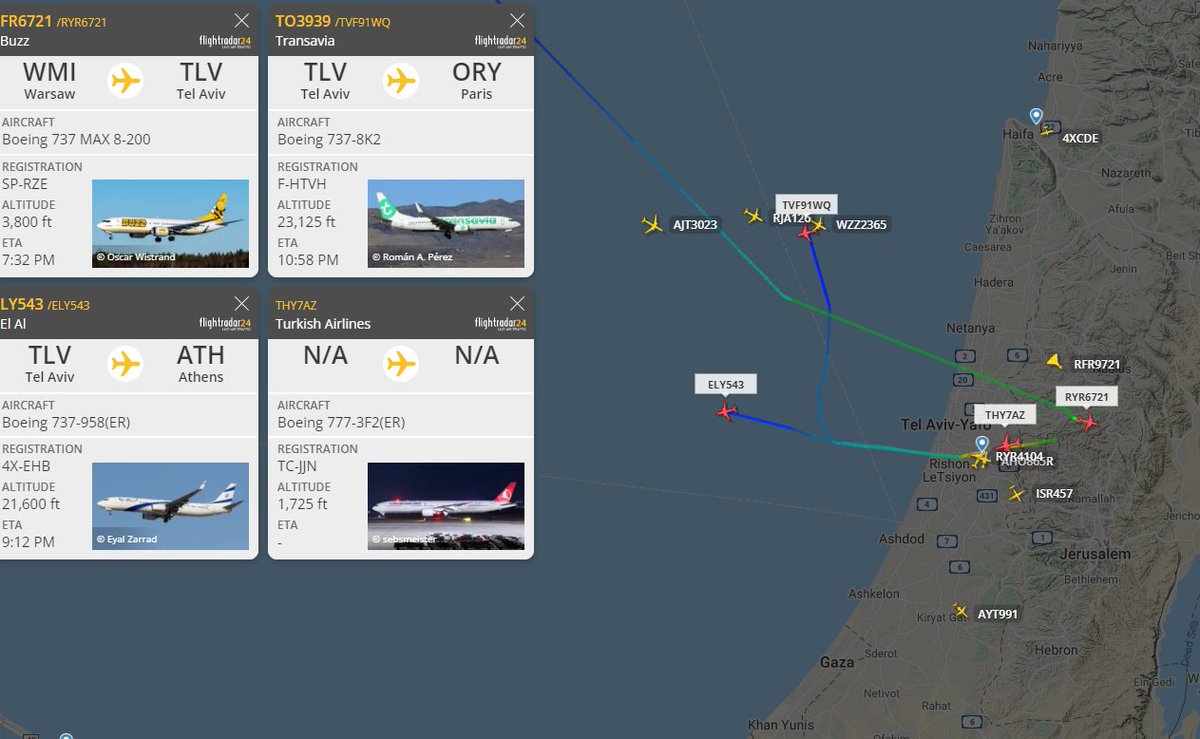 Seems like another full night (and day) of jamming/spoofing GPS signals all over the Middle East