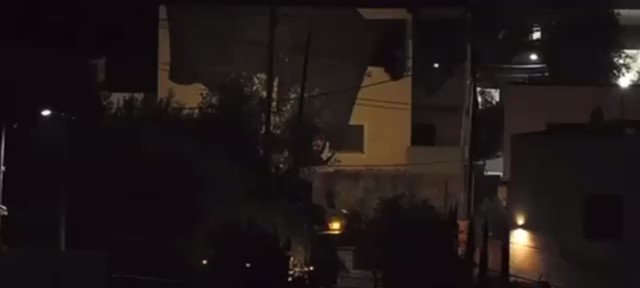 Video shows the demolition of the floor in Mahmoud Jaradat's home in the Palestinian village of Silat al-Harithiya. Israeli army says a soldier was moderately hurt during the preparations, as a wall fell on him. Troops came under fire, and returned fire amid the operation, the Israeli army says