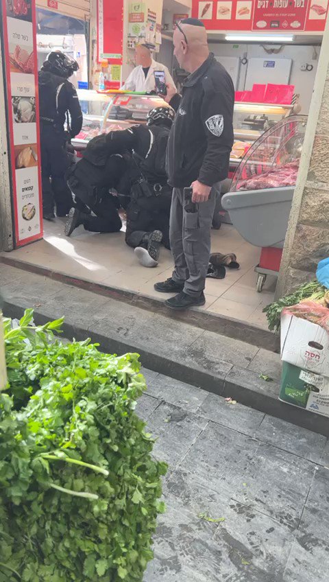 Two Palestinians were shot and arrested by Israeli security forces in the busy Machane Yehuda Market in Jerusalem. Some reports that they had a knife