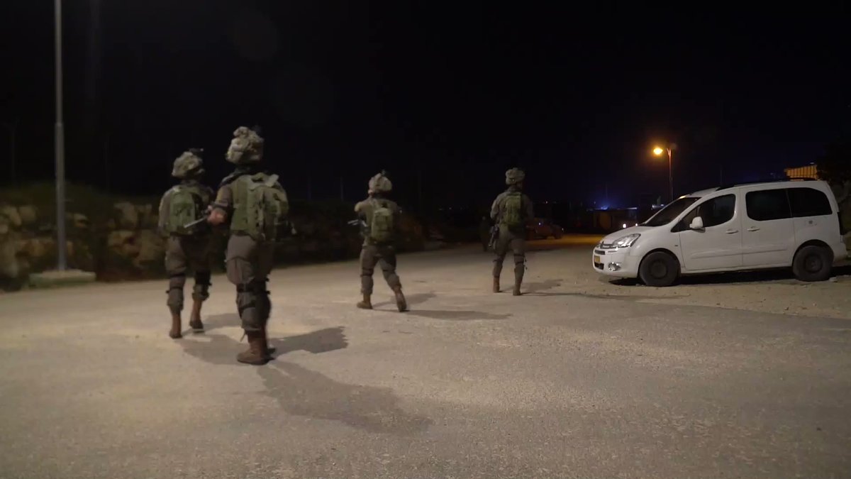 Israeli army says special forces arrested eight Palestinian suspects in an overnight raid in the West Bank town of Ya'bad, from which the terrorist who killed 5 in Bnei Brak hailed