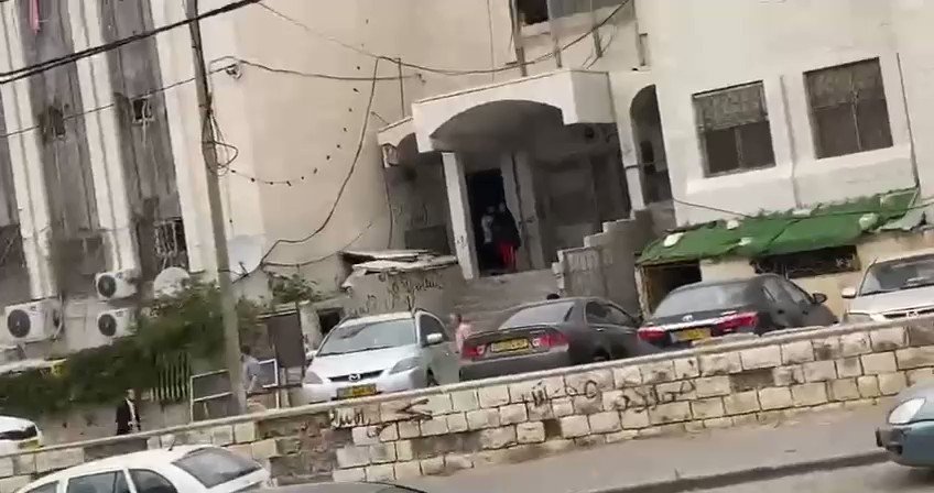 A video showing the armed Israeli who shot and injured a Palestinian in Sheikh Jarrah neighborhood