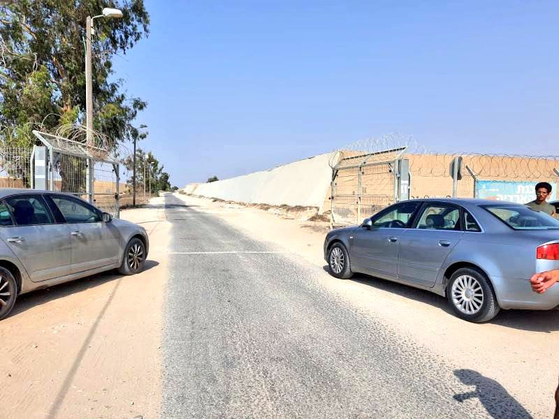 Israelis living in the Gaza border communities are blocking the passage of the fuel trucks into Gaza 