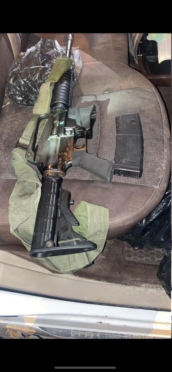 A Palestinian man suspected of involvement in illegal weapon sales was arrested by Israeli army troops near Nablus earlier tonight, the military says. An M-16 rifle in his vehicle was seized