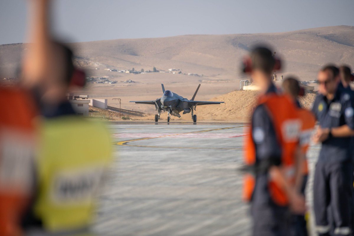 Three more F-35i jets landed at the Nevatim Airbase today, totaling 36 for the IAF