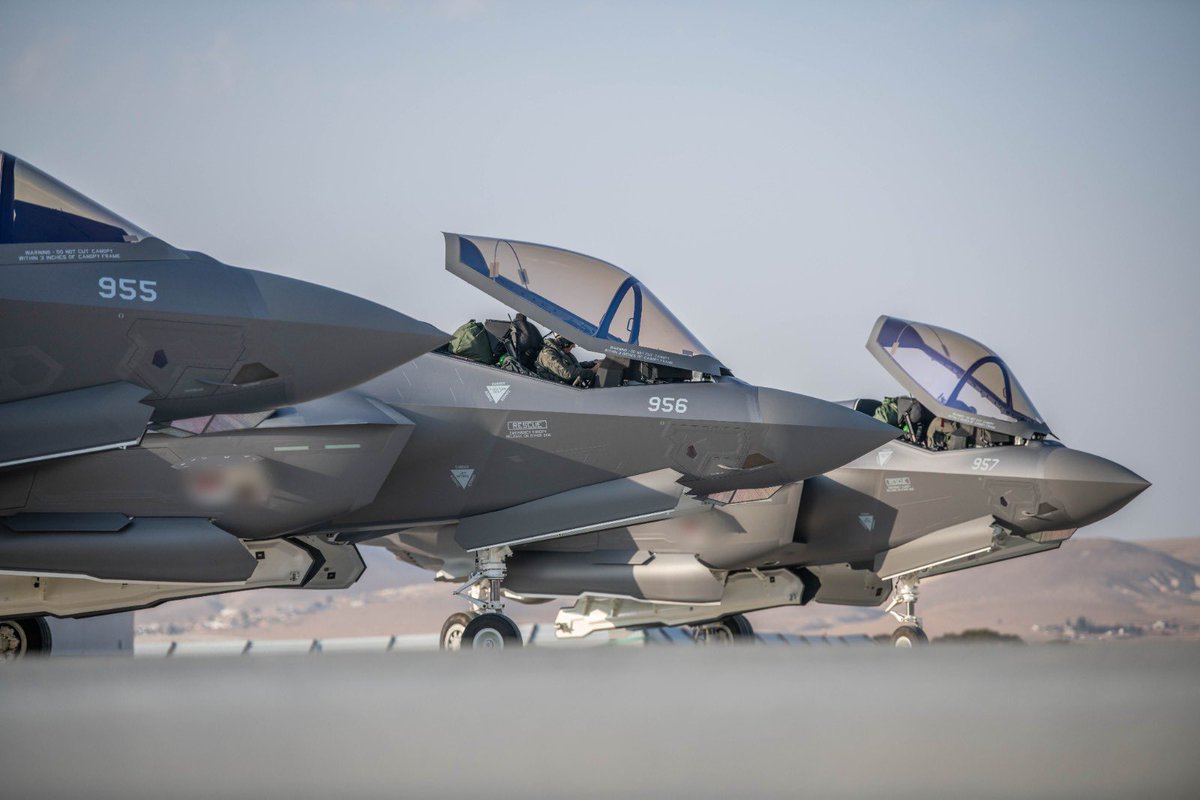 Three more F-35i jets landed at the Nevatim Airbase today, totaling 36 for the IAF