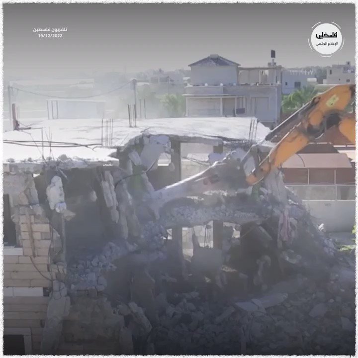 Israeli  forces demolish a Palestinian-owned house in Jericho