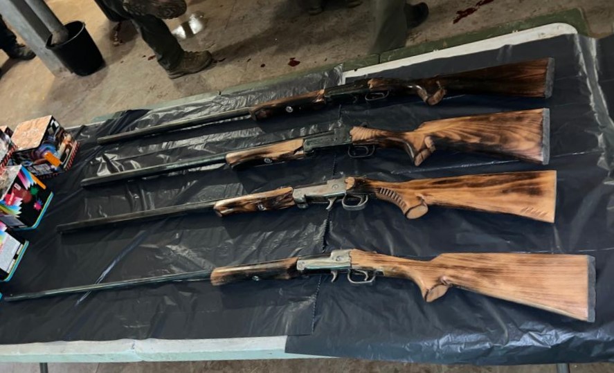 Israeli army says troops detained seven wanted Palestinians during overnight arrest raids across the West Bank; seized weapons with police officers in the village of 'Arrana, and another handgun in Bayt Awa
