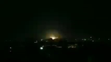 VIDEO: Large explosions reported at Aleppo Airport and Nairab Military Airport in Syria. Israel likely conducting strikes