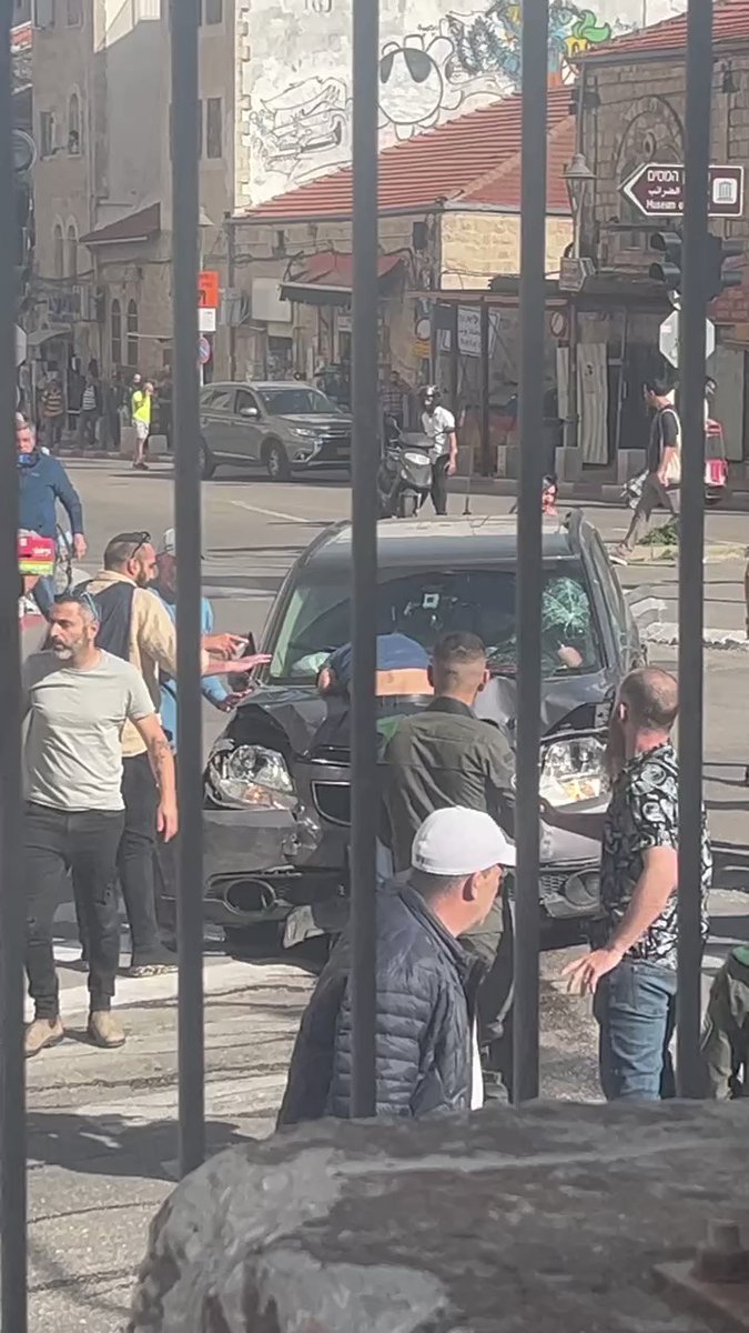Five people were wounded in a car-ramming terrorist attack in the heart of Jerusalem on Monday. According to N12, the man in his 50s may have been the attacker