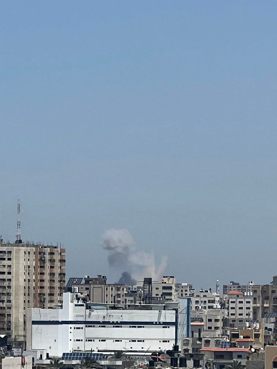 Airstrike in Northern Gaza