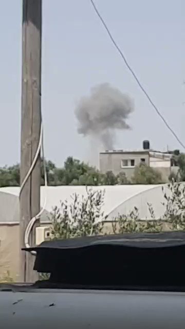 In the last hour the Hashash family House in Northern Rafah was targeted by an Israeli army airstrike