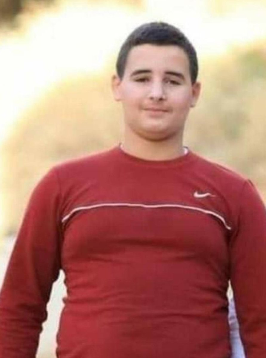 Photo of the Palestinian boy shot dead by ISF in Hussan village W Bethlehem City