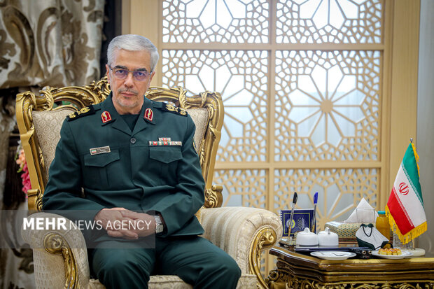 Chief of Staff of the Iranian Armed Forces Major General Mohammad Baqeri praised glorious Palestinian military operation in the occupied territories