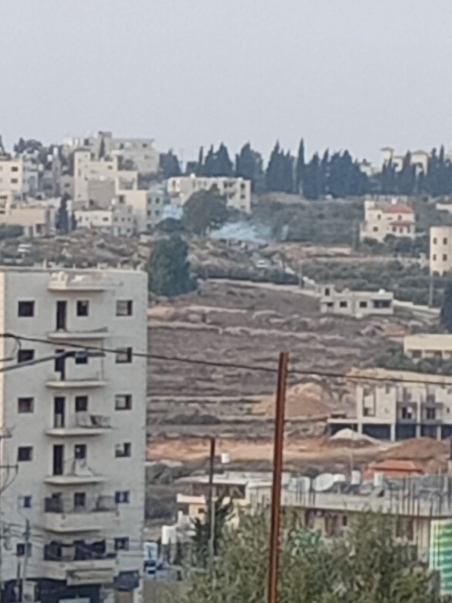 Confrontations erupt with Israeli forces in the town of Beit Ijza in Jerusalem