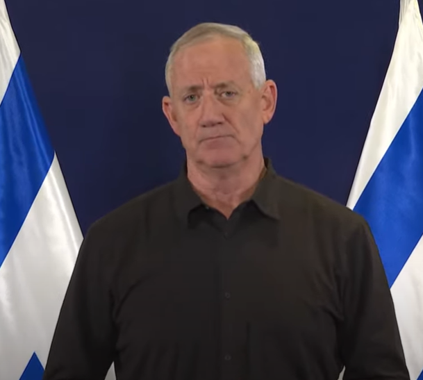 Defense Minister and former Chief of Staff @gantzbe, in a statement alongside Netanyahu: Our standing here is a clear message to our enemies and to all citizens of Israel - we are all together