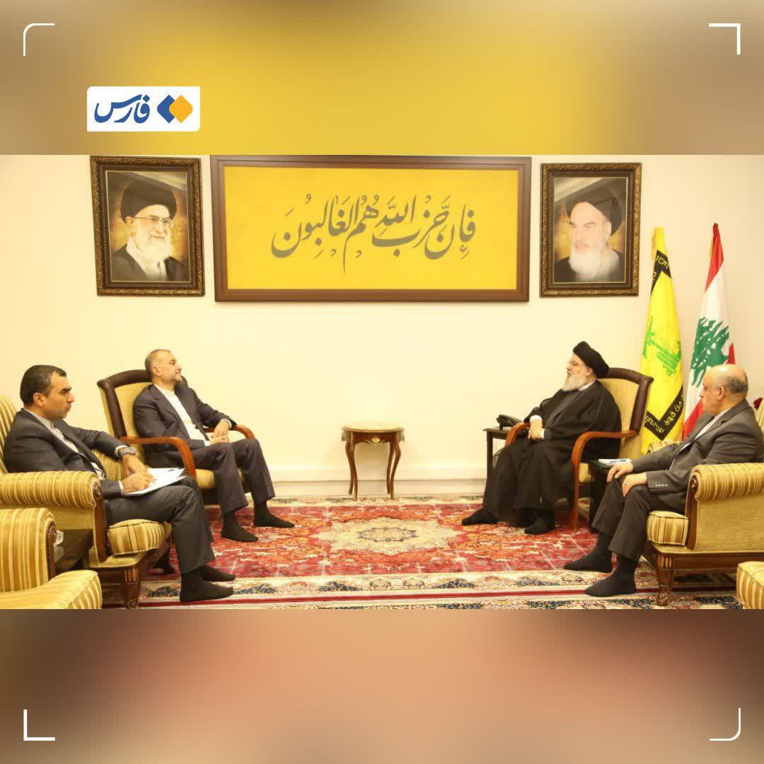 Today #Iran's foreign minister met with #Hezbollah's secretary-general during his visit to #Lebanon. Important meeting in context of determining Hezbollah's next moves, but not unusual as Abdollahian usually meets with Nasrallah when he visits Beirut