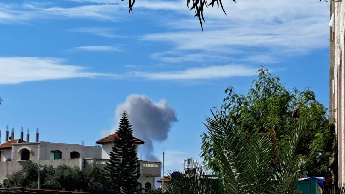 Airstrike on Jabaliya camp, northern Gaza