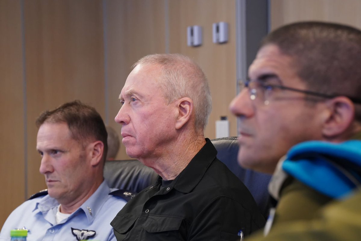 Defense Minister Yoav Gallant at the IAF's command center: This needs to be the last [ground] maneuver in Gaza, for the simple reason that after it there will be no Hamas. It will take a month, two months, three, but in the end there will be no Hamas
