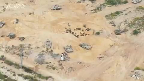Hamas has released this video of the clashes near Erez, in northern Gaza, on October 29, showing some of its militants exiting a tunnel and firing a Yassin 105 anti-tank shell. 