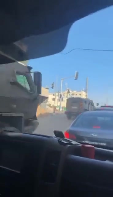 Israeli forces stormed the town of Beitunia, west of Ramallah, a short while ago