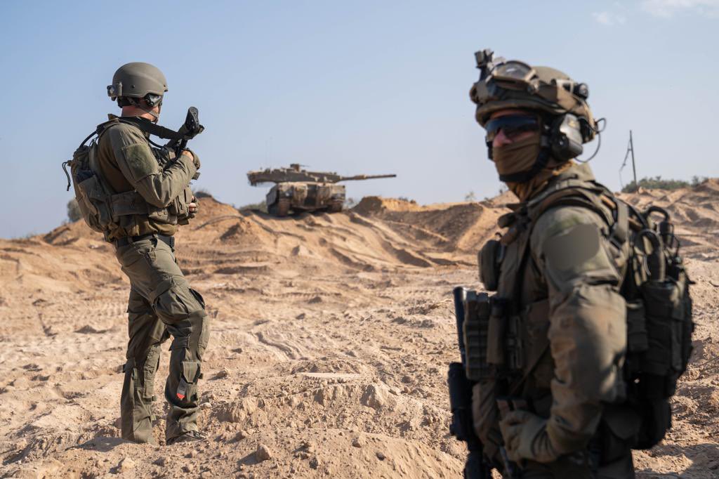 Israeli army: In the last few days, the fighters of the 'Gesh' formation have killed many militants and aircraft destroyed terrorist infrastructures of the terrorist organization Hamas, including munitions warehouses, munitions production sites, an anti-tank launch site and anti-tank missile launch sites