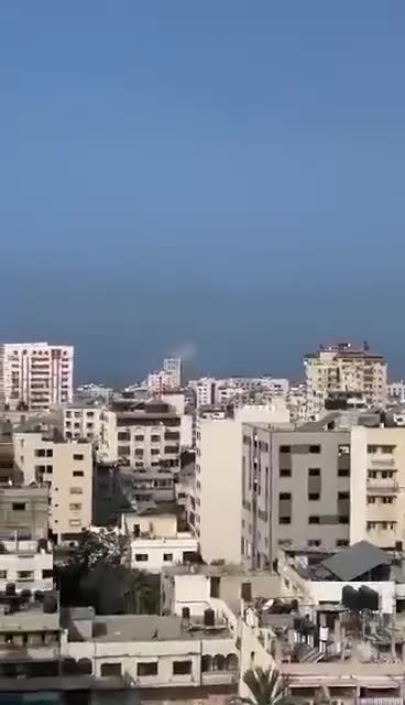 طائرات  الاستطلاعية تستهدف برج الغفري غرب غزة