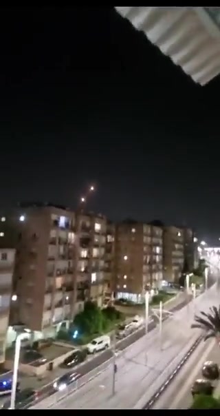 Interceptors fired in central Israel