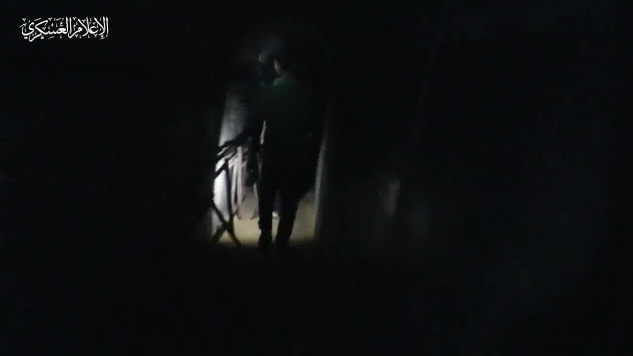Hamas releases footage showing fighting in close quarters against Israeli forces. They appear to use tunnels to move between areas