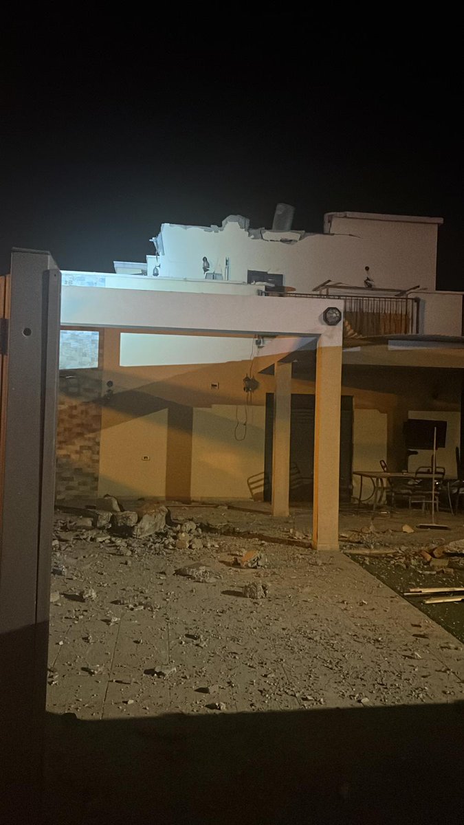 A number of rocket impacts in Kiryat Shmona in the latest attack from Lebanon, according to the municipality. No injuries reported