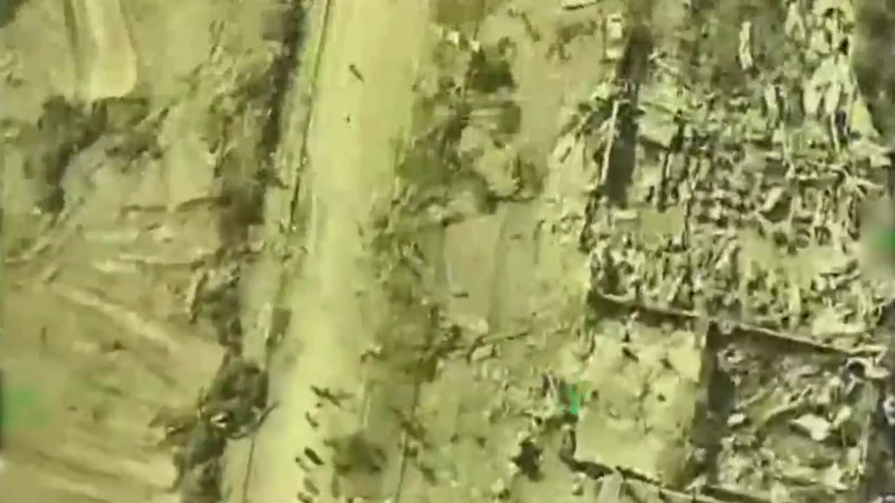 Israeli army aerial footage shows Palestinians evacuating from northern Gaza to its south, as the military opens a humanitarian corridor on Salah a-Din road for a number of hours