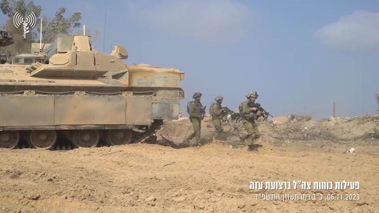 Israeli army releases new footage of troops operating in the Gaza Strip
